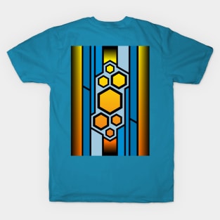 Colored honeycomb design T-Shirt